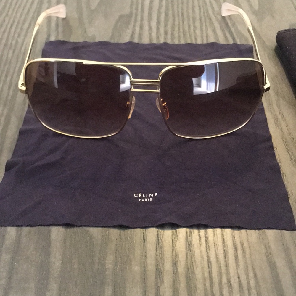 Gold Celine Unisex Sun Shades/ Great Condition